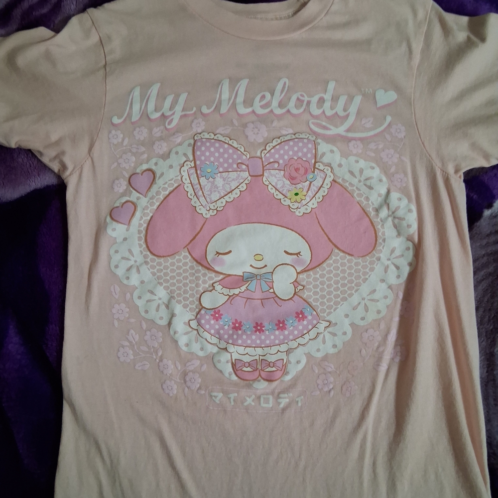 Ripple Junction Pink My Melody Short Sleeve Tee